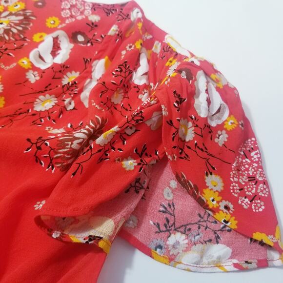 Free People Floral Maxi Wrap Dress - Picture 5 of 12